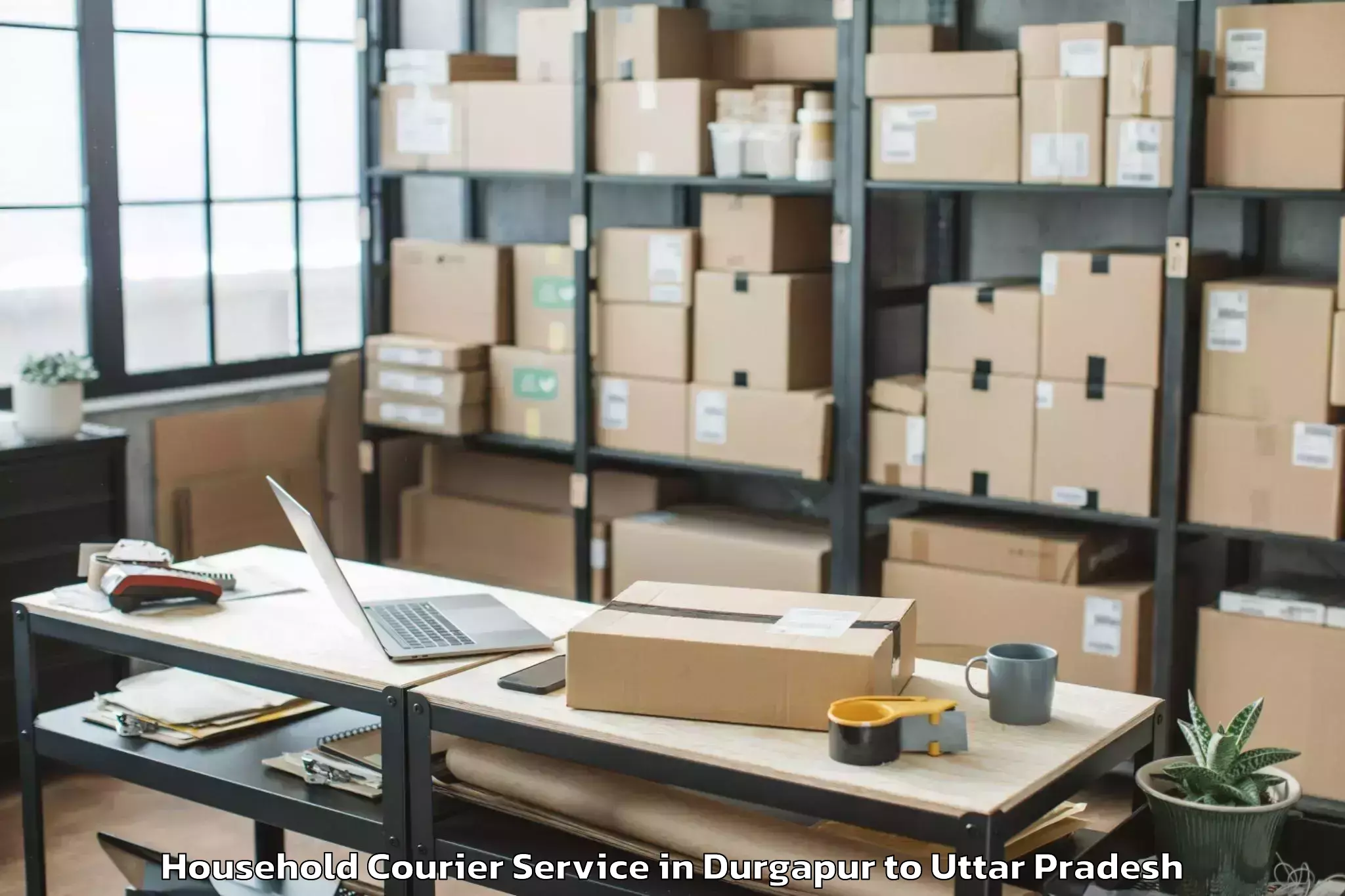 Reliable Durgapur to Firozabad Household Courier